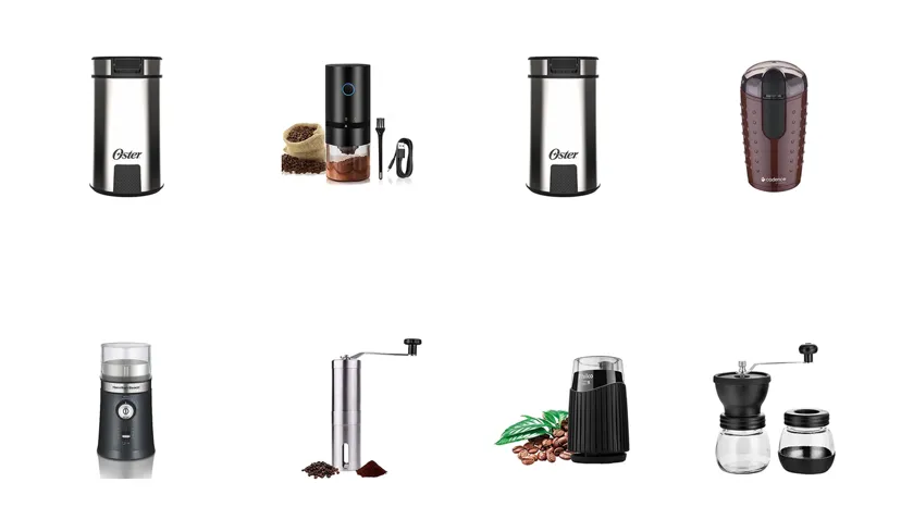 Máquinas de café com moedor