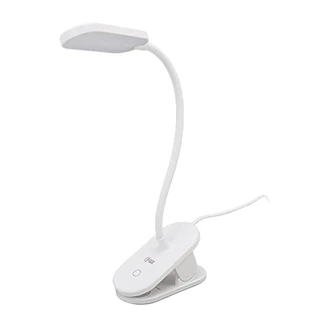 Lâmpada de leitura LED com clipe ABS proteção para os olhos 3 modos 6500K luz branca luz de cama para dormitório doméstico