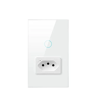 Interruptor tomada inteligente Touch 1 Botão by Tuya