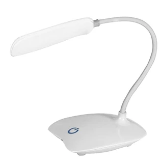 Luminária De Mesa Abajur Luz De Led Touch Flexível Recarregável Usb Portátil Leitura Estudos (Branco)