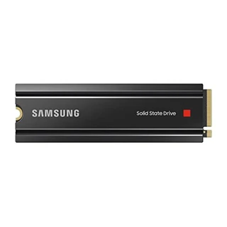SAMSUNG SSD 980 PRO com dissipador de calor 1TB PCIe Gen 4 NVMe M.2 disco rígido interno de estado sólido, controle de calor, velocidade máxima, compatível com PS5, MZ-V8P1T0CW