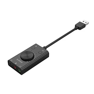 Placa de Som Externa USB Multifunções - Microfone/Fone - SC2 - Orico