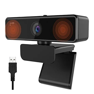 B09YRJHTVV - NUROUM Webcam V11 2K para PC, câmera web FHD 1080p