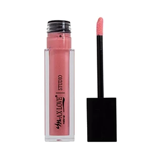 Gloss Labial Lip Volumoso Max Love Cor 12 - Nude com Glitter - Aumento dos Lábios