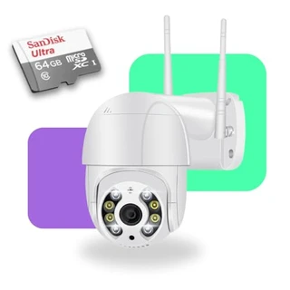 B0CN3N32Z9 - Câmera de Segurança IP Externa Rotativa Wifi HD 10