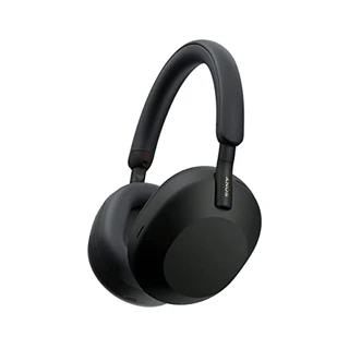 Sony WH-1000XM5 Os melhores fones de ouvido com cancelamento de ruído sem fio com otimizador de cancelamento automático de ruído, chamadas livres cristalinas e controle de voz Alexa, preto