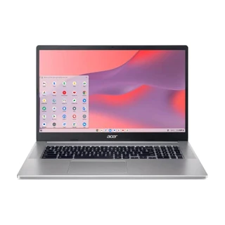 Acer Notebook Chromebook 317 CB317-1H-C6RK | Intel Celeron N4500 | Tela IPS Full HD de 17,3" | LPDDR4X 4GB | 128GB eMMC | Intel Wireless Wi-Fi 6 AX201 802.11ax | Chrome OS, prata