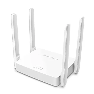 Roteador Wi-Fi Mercusys AC10 Wireless AC1200 Dual Band 2,4/5 GHz, 4 antenas de alto ganho, Controle dos Pais, IPTV, IPv6, Agile Config, 4 antenas, Branco