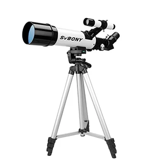 SVBONY Telescópio para crianças, telescópio refrator portátil de 60 mm, telescópio óptico multi-revestido ideal para iniciantes