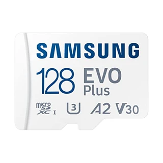 SAMSUNG EVO Plus 128GB MicroSD, MB-MC128KA/AM, Cor: Branco