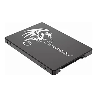 Somnambulist SSD 2TB SATA III 6GB/S Interno Disco sólido 2,5”7mm 3D NAND Chip Up To 520 Mb/s (Preto Dragão-2TB)