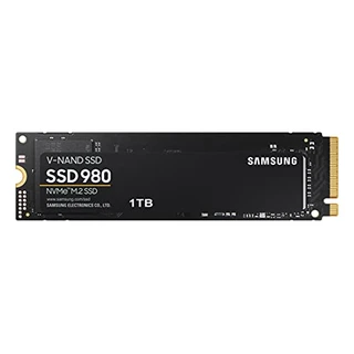Samsung 980 SSD 1TB M.2 Interface NVME Drive de estado sólido interno com tecnologia V-NAND para jogos, gráficos pesados, modo de energia total, MZ-V8V1T0B/AM