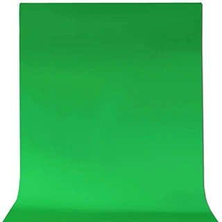 Fundo de fotografia de musselina verde cromakey de algodão ePhotoInc de 15,2 x 22,86 cm G69
