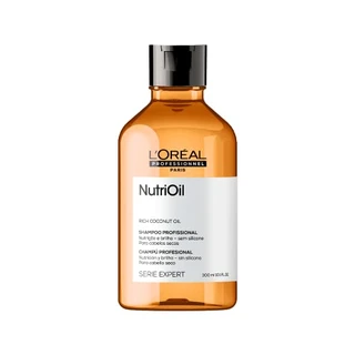 L'Oréal Professionnel Shampoo NutriOil, Para nutrição e brilho, Enriquecido com óleo de coco, com textura leve e para todos os tipos de cabelo, Cabelos mais macios e com muito mais brilho, 300ml