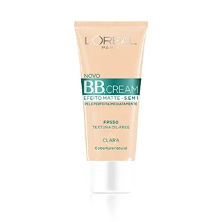Base BB Cream L'Oréal Paris Efeito Matte Cor Clara FPS 50, 30ml