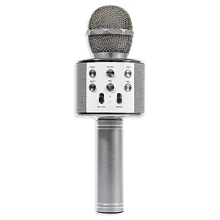 Microfone Infantil Star Voice Bluetooth Prata Zoop Toys