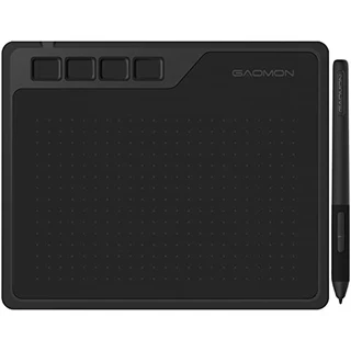 GAOMON Mesa Digitalizadora Tablet gráfico S620 15 x 10 polegadas com caneta passiva 8192 4 teclas expressas para desenho digital e OSU e ensino online - para Mac Windows Andorid OS