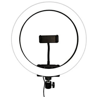 Ring Light Com Tripé Dimmer Youtuber Iluminador Selfie Pro Anel de Luz LED Suporte para Celular Ringlight 16cm 20cm 26cm Colorido 33cm - BELLA NET (Ring Light 26cm)