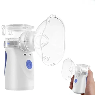 HANGAR TREZE Nebulizador Portátil Ultrassônico - Tratamento Respiratório Eficaz para Asma e Sinusite - Silencioso e Compacto - Tecnologia Avançada - Fácil Utilização - Ideal para Adultos e Crianças