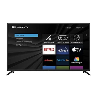 Smart TV LED 55" 4K UHD Philco PTV55G52R2C - Roku, Wifi, USB
