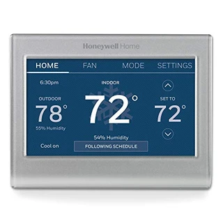 Honeywell Home Termostato de cor inteligente Wi-Fi RTH9585WF, programável por 7 dias, tela sensível ao toque, Energy Star, Alexa Ready, necessário C-Wire, não compatível com aquecimento de linha