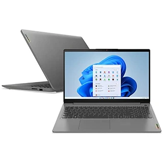 Notebook Lenovo IdeaPad 3i i3-1115G4 4GB 256GB SSD Intel UHD Graphics Windows 11 15.6', Cinza, 82MD000ABR
