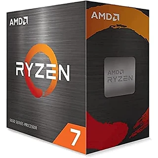 PROCESSADOR AMD RYZEN 7 5700X 3.4GHz (TURBO 4.6GHz) 32MB CACHE AM4 100-100000926WOF, Cerâmica cinza