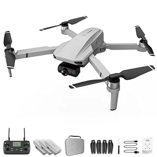Kf102 Gps dobrável 4K Drone câmera 2 eixos Gimbal profissional anti-vibração fotografia aérea sem escova quadricóptero (branco cinza)