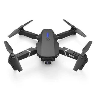 FAITDER E88 Pro Dobrando Conveniente Drone 4k HD Dual Camera Aerial Quadcopter Controle Remoto de Aeronave com Bolsa de Armazenamento (Preto, 4K Câmera + 2* bateria)