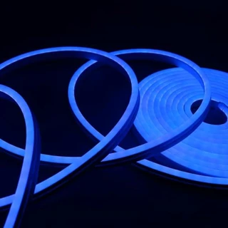 Fita Led Neon 5m À Prova D'água Flex Siliconada Alto Brilho12v (Azul)