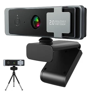 B0BYVHWVK5 - Paobas Webcam 1080P - capa de privacidade e tripé,