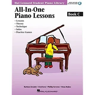 All-In-One Piano Lessons Book C: Book with Audio and MIDI Access Included