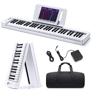 B0BBV48479 - Donner 61-Key Folding Bluetooth Keyboard Piano for