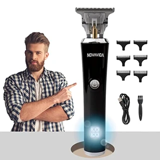 Maquina Profissional de Barbear e Cortar Cabelo, Lâmina de Precisão-T Confortcut com Display LCD