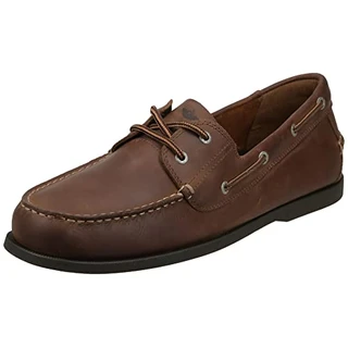Dockers Sapato náutico masculino de couro Vargas costurado à mão, Ferrugem, 11.5 Wide