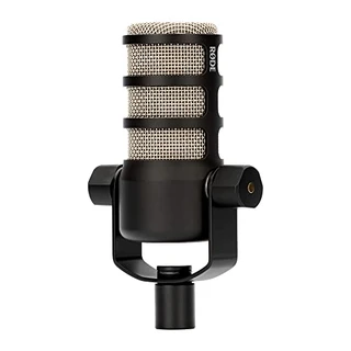 Microfone Dinâmico R.ode PodMic para Podcasting Preto