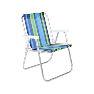 Cadeira de Praia em Alumínio Bel Fix, Cores sortidas, 1 unidade