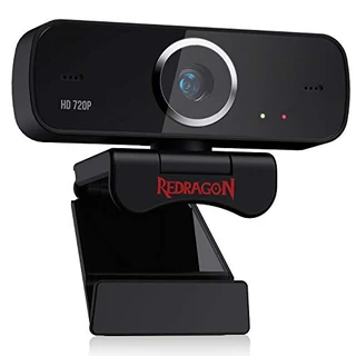 Webcam Gamer e Streamer Redragon Fobos 2 720p GW600-1, Preto