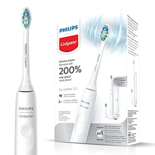 Escova de Dente Elétrica Philips Sonic Pro 30 | Recarregável e Bivolt