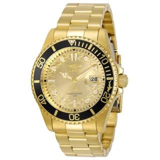 Invicta Relógio masculino Pro Diver, quartzo, dourado, 30025, Dourado, 43 mm, Mergulhador