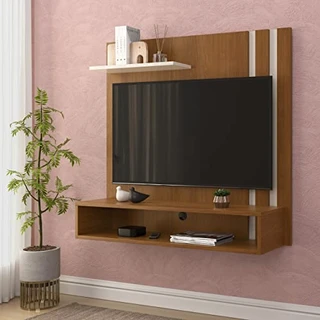B0CG9X2L13 - Rack Painel Para Tv 32 Polegadas LIgth Dubai Wood 