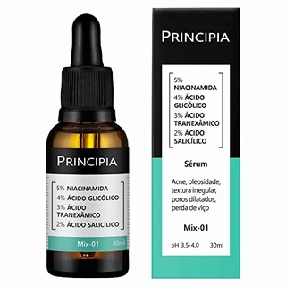 Sérum Principia Mix-01 (5% Niacinamida + 4% Glicólico + 3% Tranexâmico + 2% Salicílico)