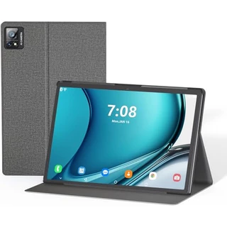 Tablet 10.1", Android 13 Octa-Core, 8GB RAM+256GB ROM Tela 1960x1200 IPS FHD, Câmera de 8MP + 13 MP, 2.4G / 5G WiFi, GPS, 8000mAh Bateria (Cinza)