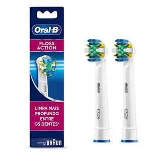 Refil Para Escova Elétrica Oral-B Flossaction - 2 Unidades, Oral-B