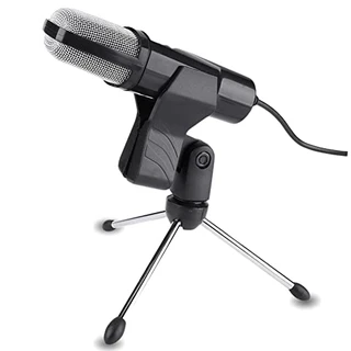 Microfone condensador profissional, microfone de capacitância com fio USB microfone de gravação ao vivo online PC Gaming Mic para streaming, podcasting, estúdio