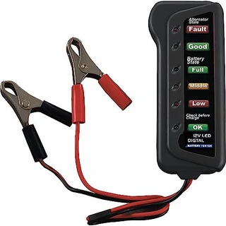 CARTMAN Testador de alternador de bateria de carro de 12 V, condição da bateria de teste e carregamento do alternador, indicação de LED