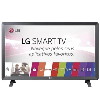 Smart TV LED 24' Monitor LG 24TL520S, Wi-Fi, WebOS 3.5, DTV Machine Ready, Bivolt