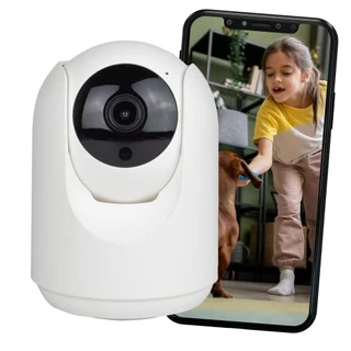 Haiz Câmera de Segurança Wi-fi Mini Botz 1080p Full HD 2mp Compatível Com Alexa Bivolt HZ-X1-P45