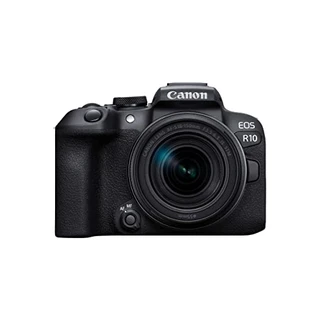 Canon Câmera sem espelho EOS R10 com RF-S18-150 mm f/3.5-6.3 é kit de lentes STM, Preto