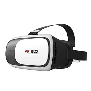 Óculos de realidade virtual 3D, 110 graus de visualização imersivo VR realidade virtual fone de ouvido 3D filme caixa de jogo para iPhone X 8 7 6/6s Plus, outros smartphones 4,7-6,0 polegadas tela